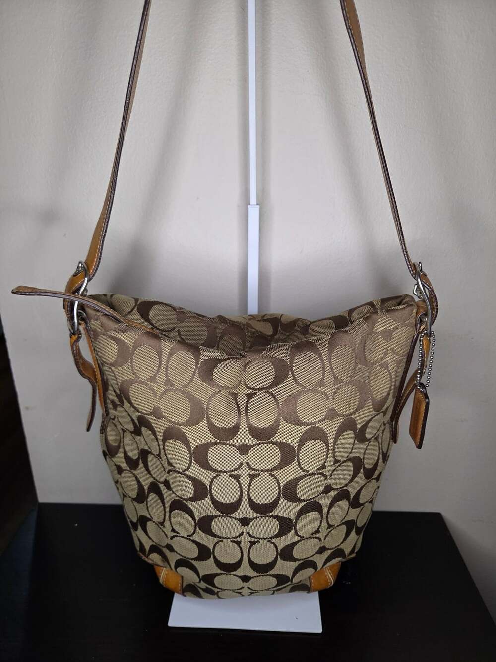 Coach Signature Canvas Hobo Bag